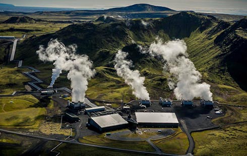 Island Erdwaermekraftwerk Kohlendioxid