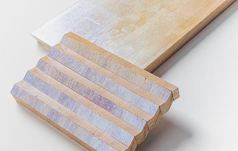 Shimmering Wood - nachhaltige Materialien