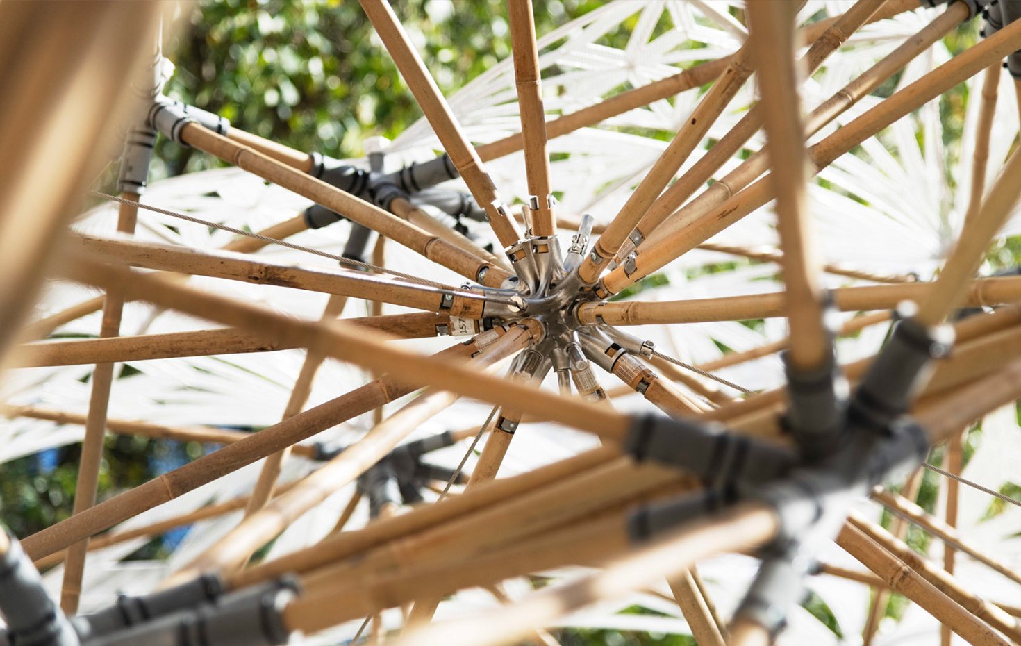 Digital Bamboo Close Up Material Connector