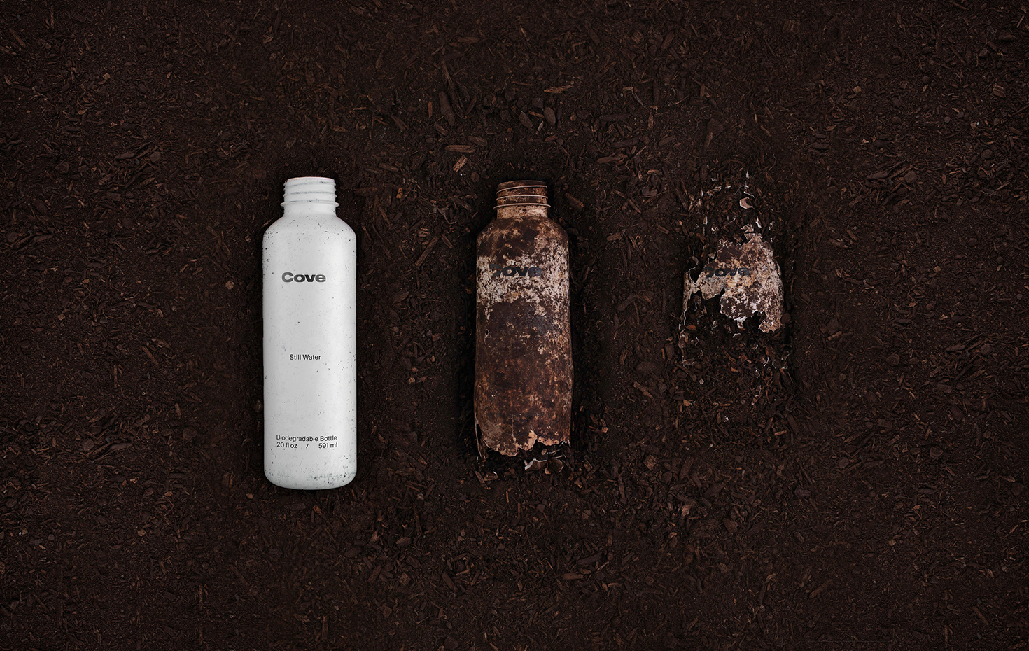 Cove Biodegradable Bottle - Plastikfreie Wasserflasche Nachhaltige Kunststoffe