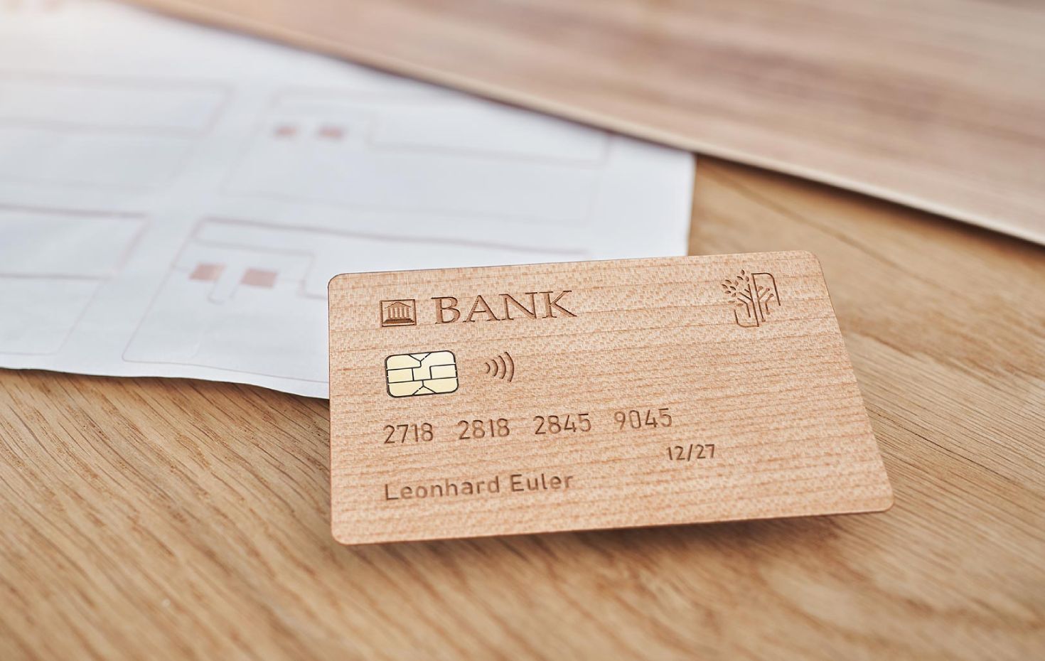 TimbercardWood - Bankkarte aus Holz