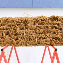 Seastex Akustikfliesen aus Muschelbartfäden