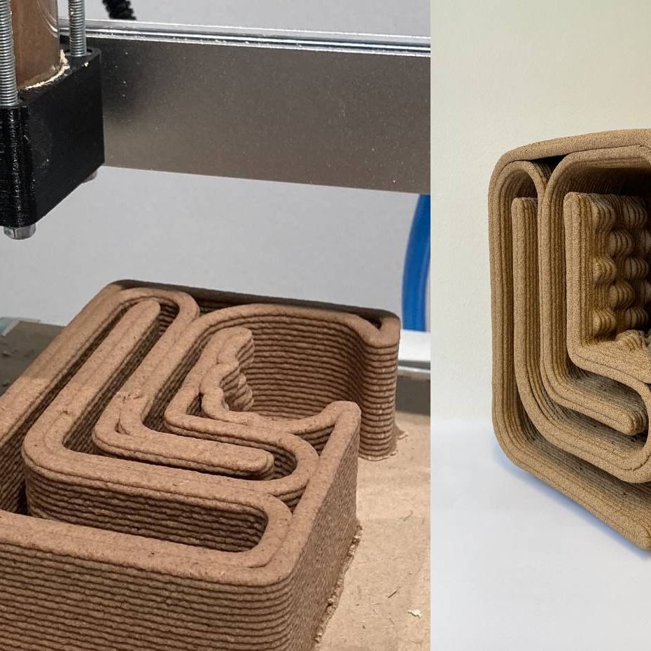 Mycoustics 3D Mycelium Printing - Lausprecher aus Pilzmyzel - Fraunhofer IWU