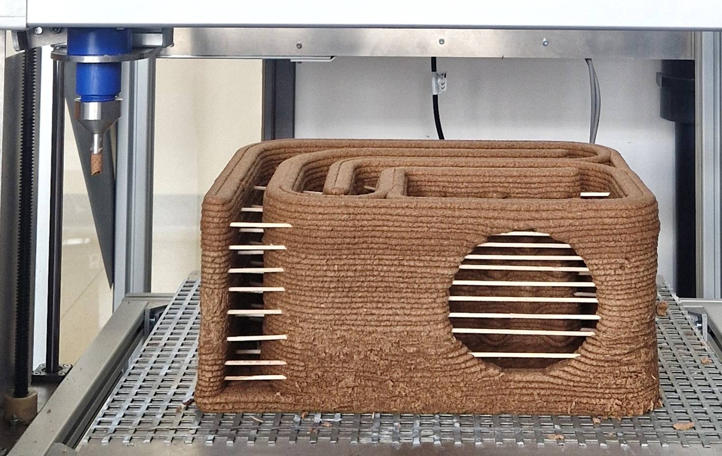 Mycoustics - Verstärkungs- und Abstützkonzepte für Pilzmyzel 3D Pastendruck