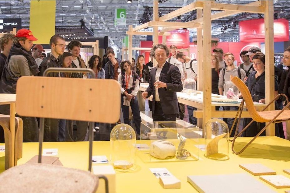 Interzum Biocircular Materials 2023 Sascha Peters biozirkuläre Materialien