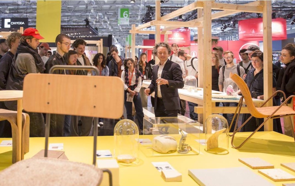 Interzum Biocircular Materials 2023 Sascha Peters biozirkuläre Materialien